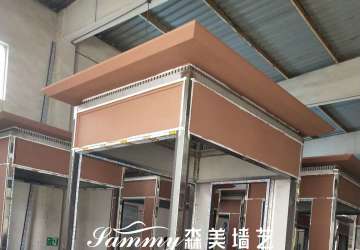 不銹鋼崗亭做仿木紋漆？你見過嗎